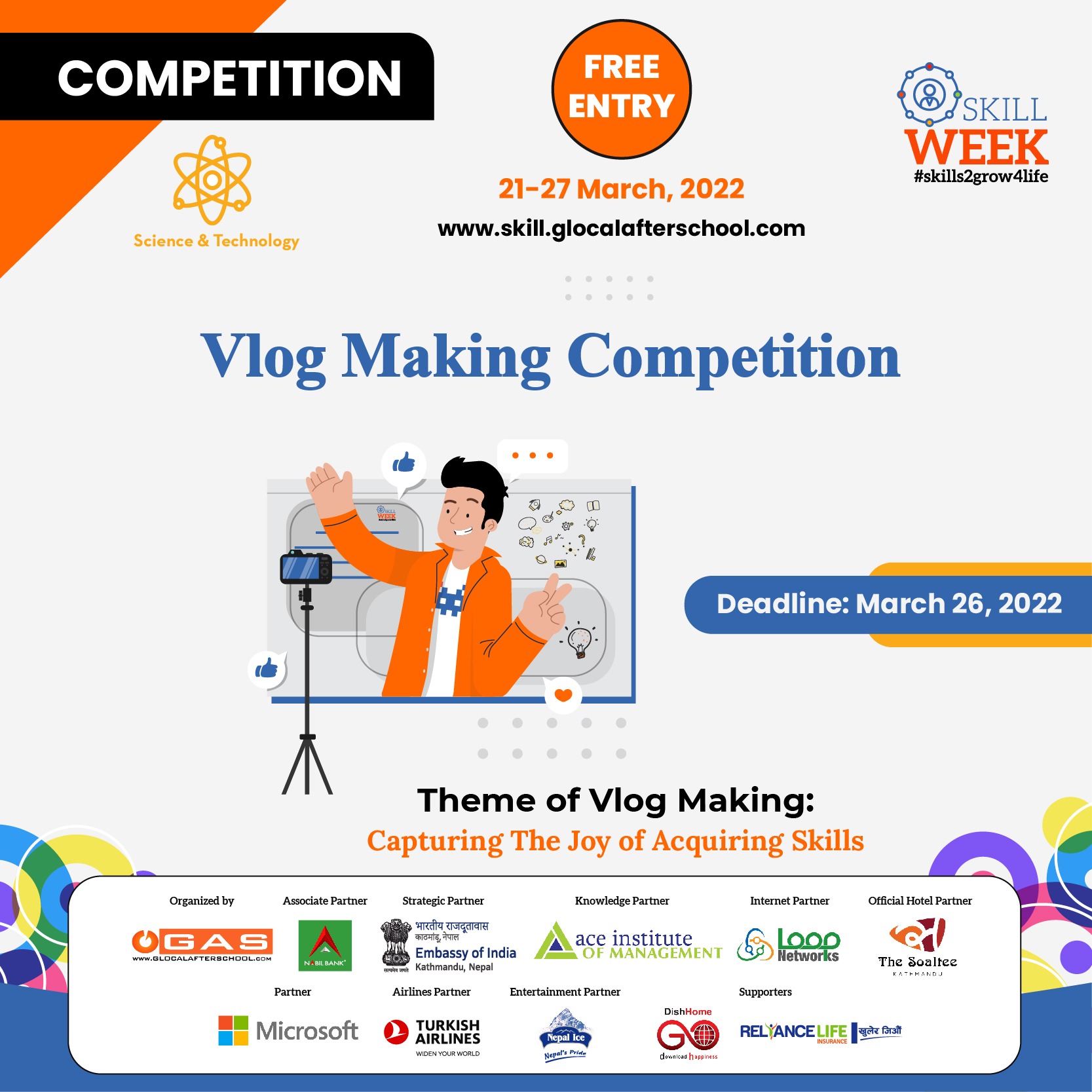 Vlog Making Competition Skill Week Vlog Making Competition Skill Week
