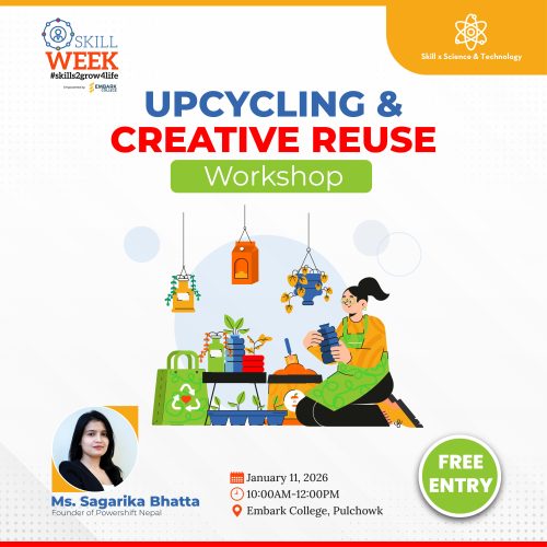 Upcycling & Creative Reuse Workshop 2026 – Skill Week